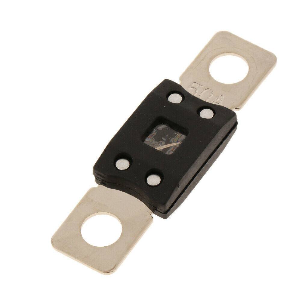 2 Pieces MEGA Bolt-on Fuse 32V/ Flat Type Fuse/Blade Fuse for RV/Yacht 50A