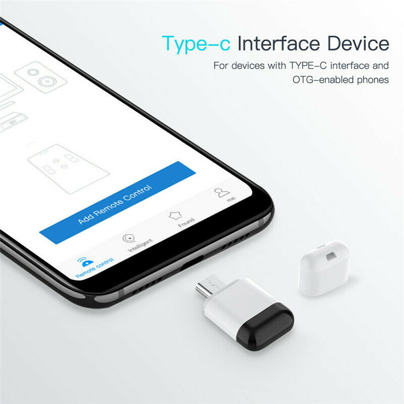 Mobile Phone Type-C Transmitter IR Infrared Remote Control Smart App Adapter fT8