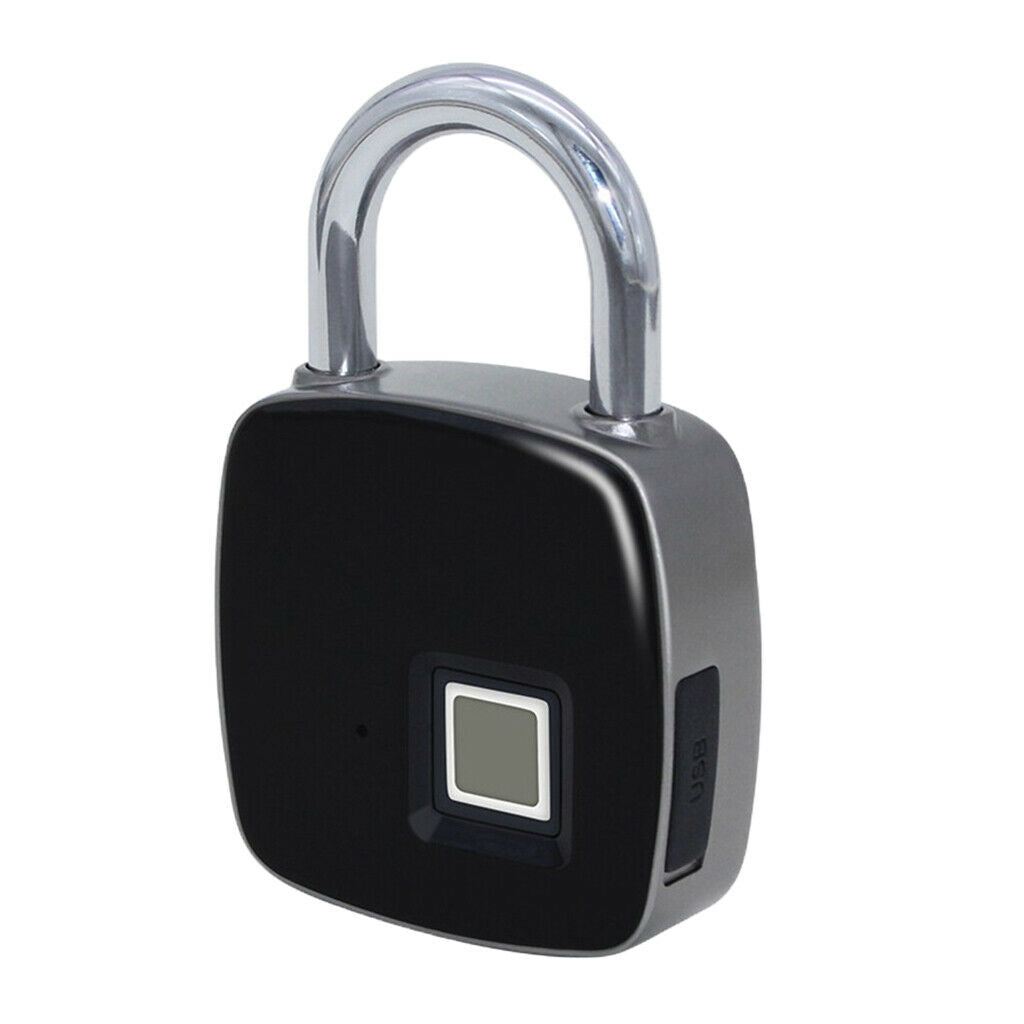 Anti-theft Fingerprint Padlock Smart Keyless Door Cabinet Lock Waterproof Lock