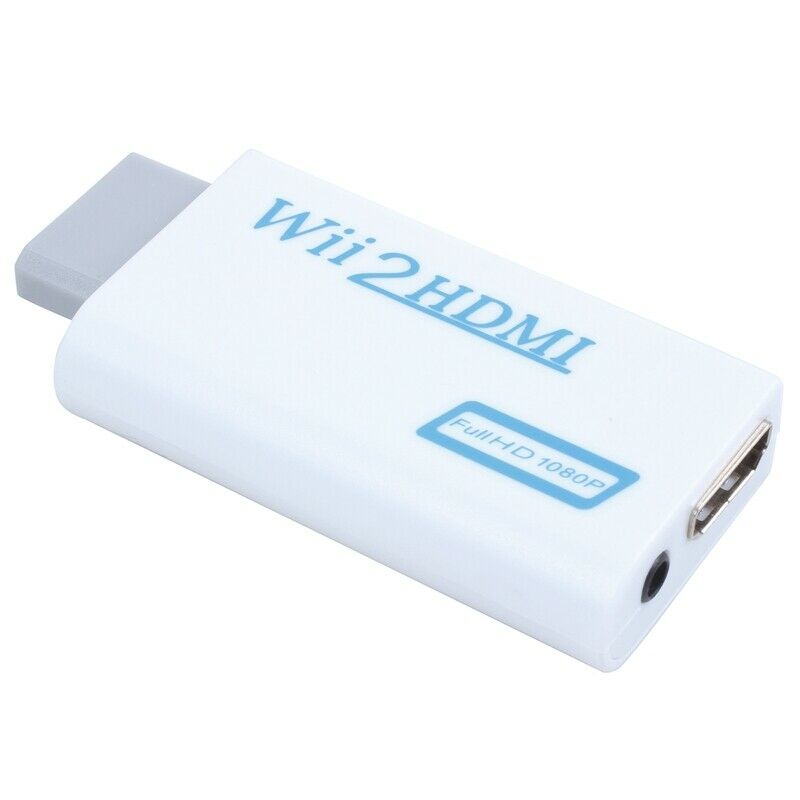 Wii to MI Wii2MI Full  F 1080P Converter Adapter 3.5mm Audio Output Jack G6D2D2