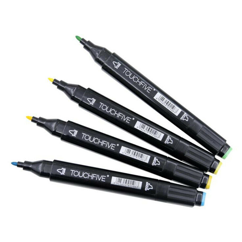 12x Oil Based Paint Markers Pen Dual Tip Art Permanent Paints Pen For Rock Glass