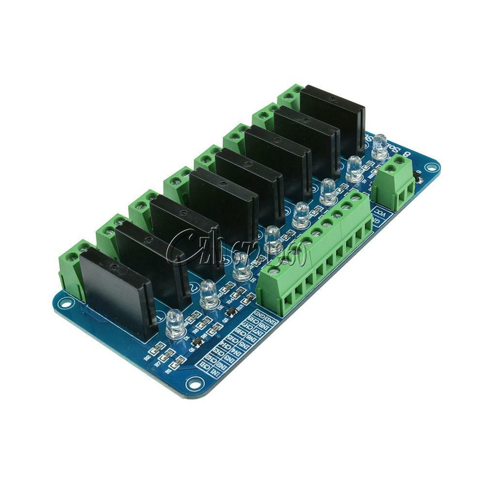 250V 2A 8 Channel OMRON SSR G3MB-202P Solid State Relay Module For Arduino NEW