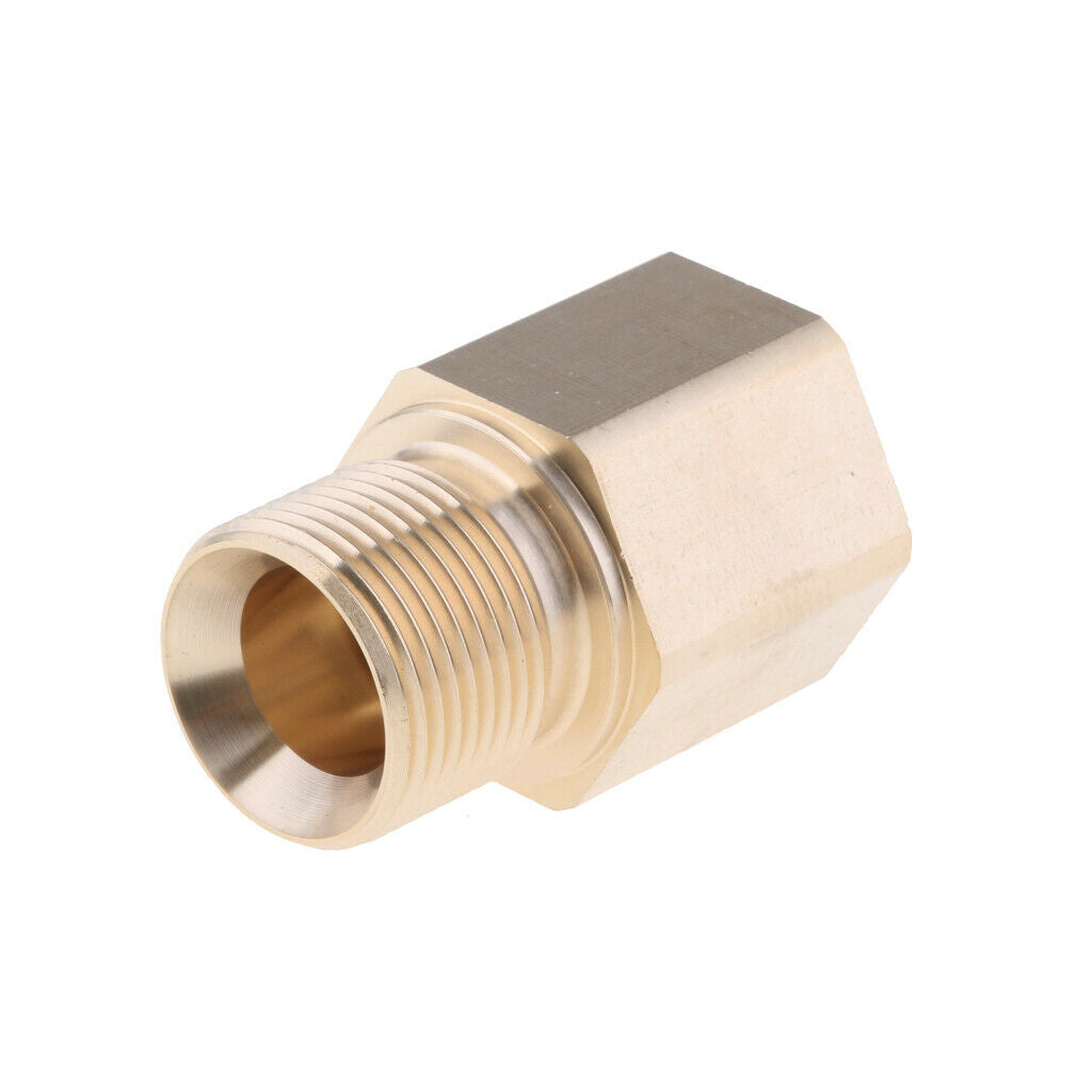 M22/14 To 22mm Male Brass Converter Adapter For Pressure Washer