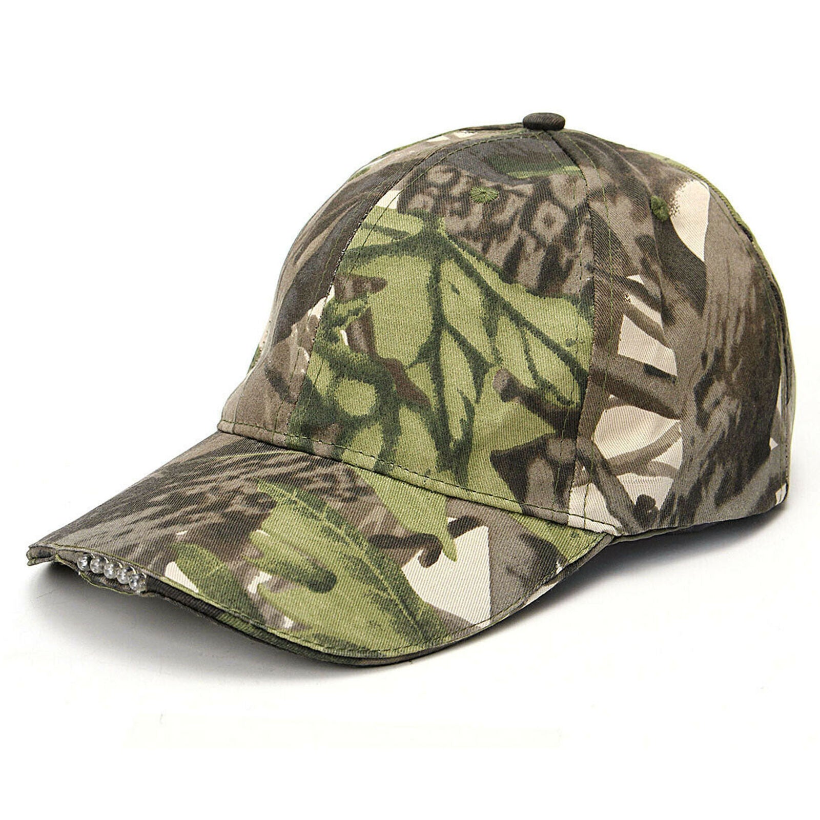 Sports LED Hat with 5 LED Torch for Fishing Walking Running Baseball Cap