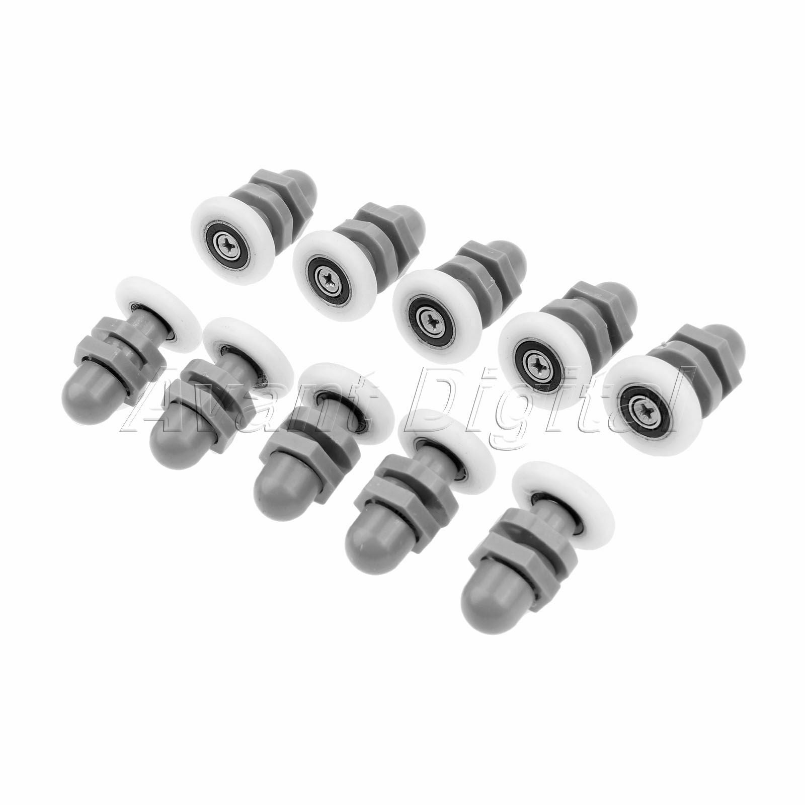 Diameter 25mm Bathroom Shower Glass Door Roller Wheel Pulleys Runners Adjustment