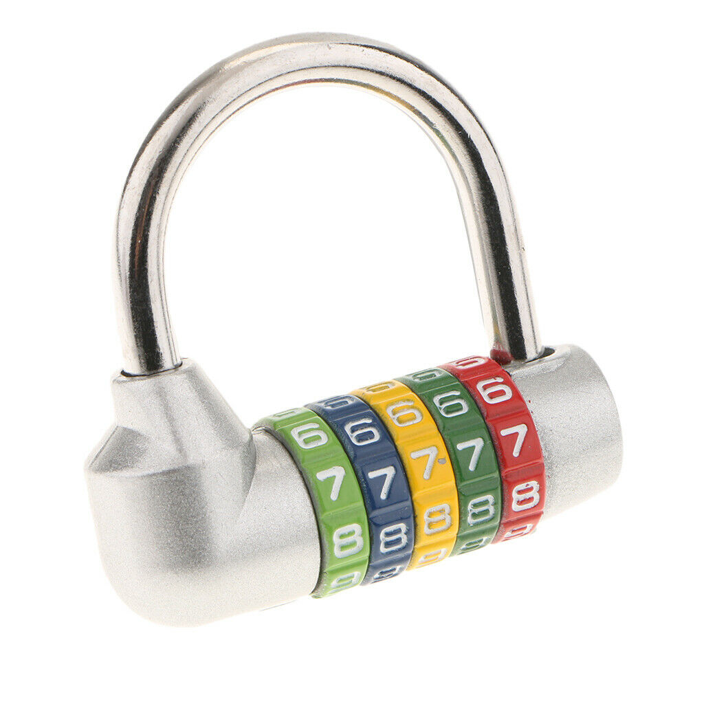 2Pcs Mini 5 Digits Number Password Code Lock Combination Padlock Resettable for