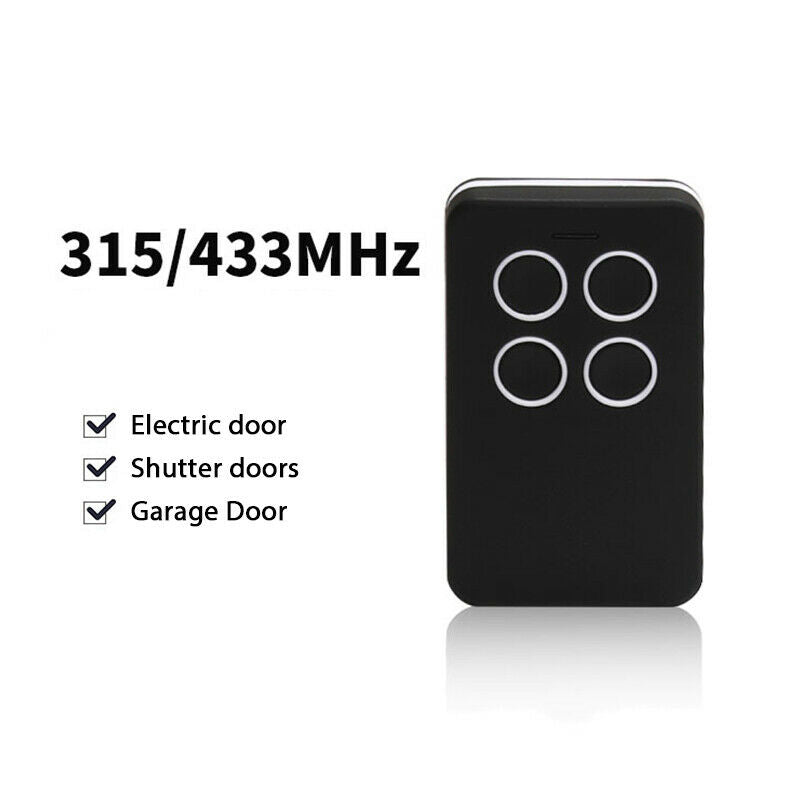 315MHz-433MHz Universal Garage Door Opener Remote  Up to 4 Garage Door RemotBDA