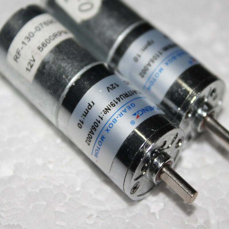 ZGA17RU DC 12V 10RPM 17mm Body Dia. Two Terminals Micro Electric Gear Motor
