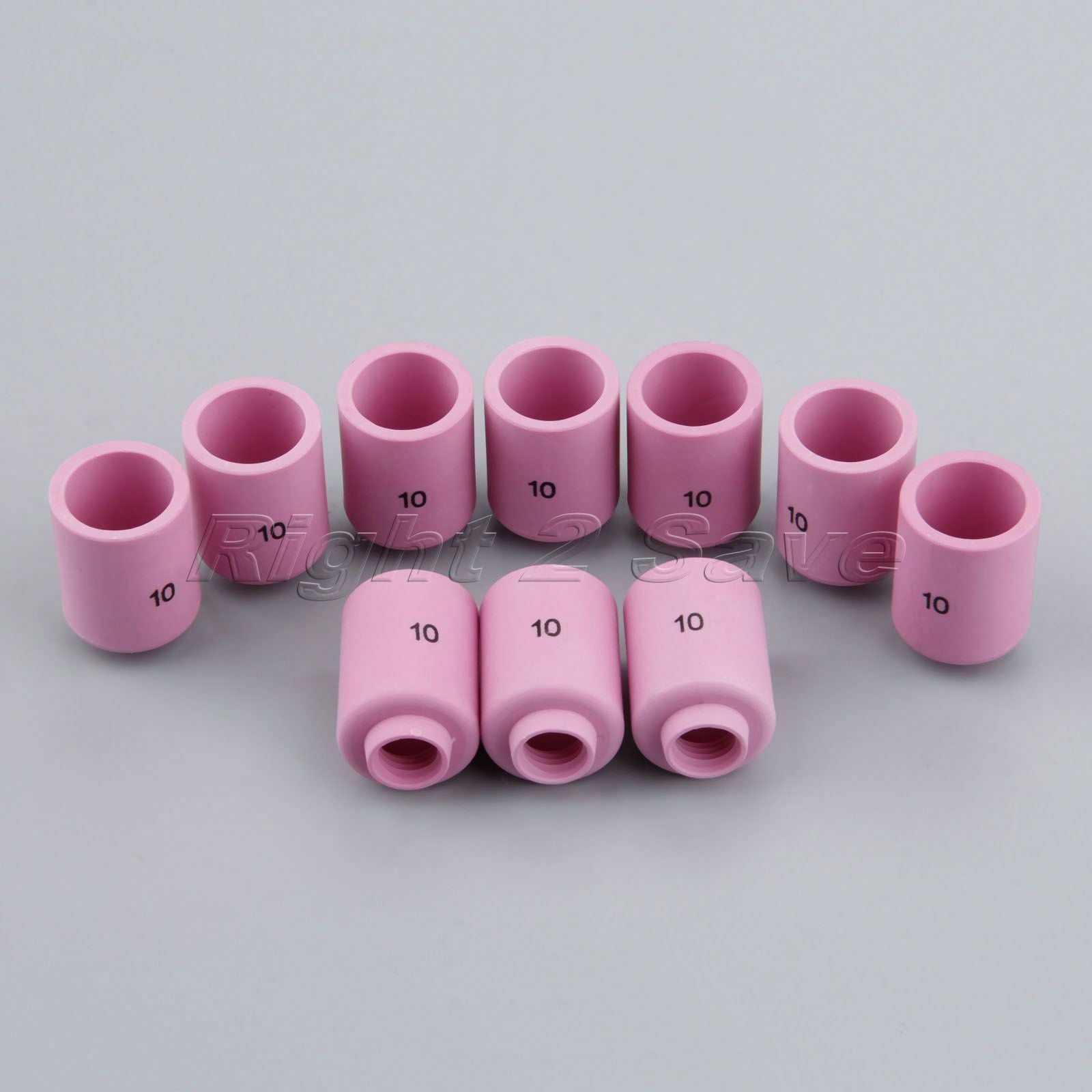 For 9 20 And 25 Torches Durable Ceramic TIG Welding Cup Nozzle 13N13 #10 10Ã—
