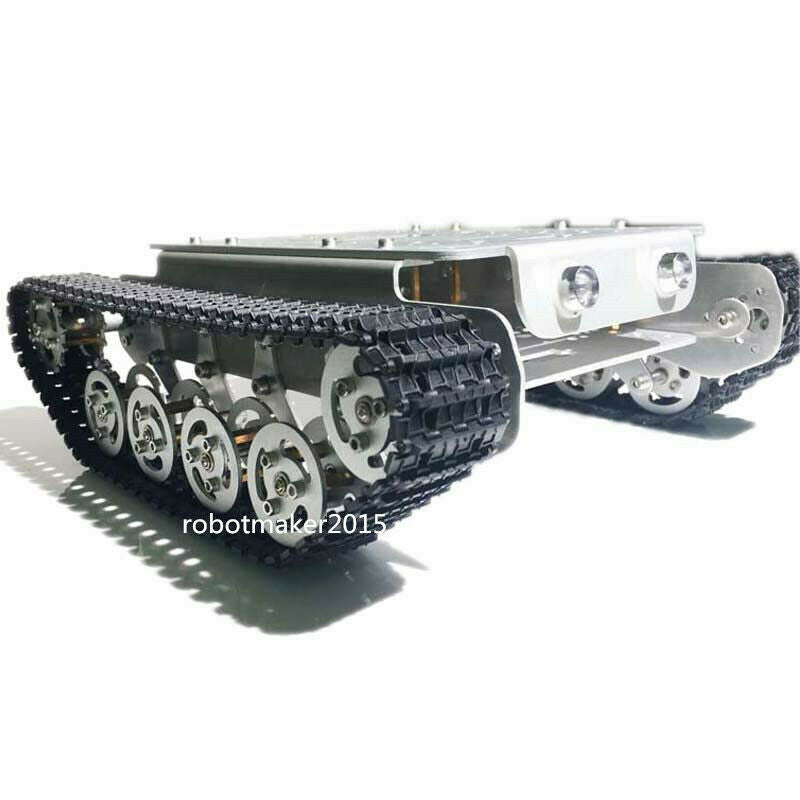 Aluminum Alloy Independent Suspension Tracked Robot Tank Chassis for Arduino DIY