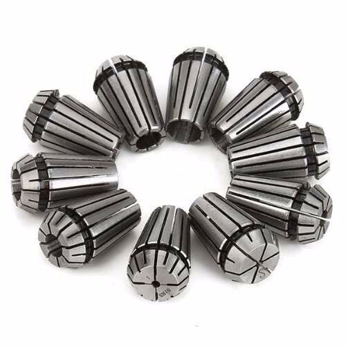 Super Precision 9 PCS 1/8"-3/8" ER16 ER-16 Collects Set With 3/16 1/4 5/16