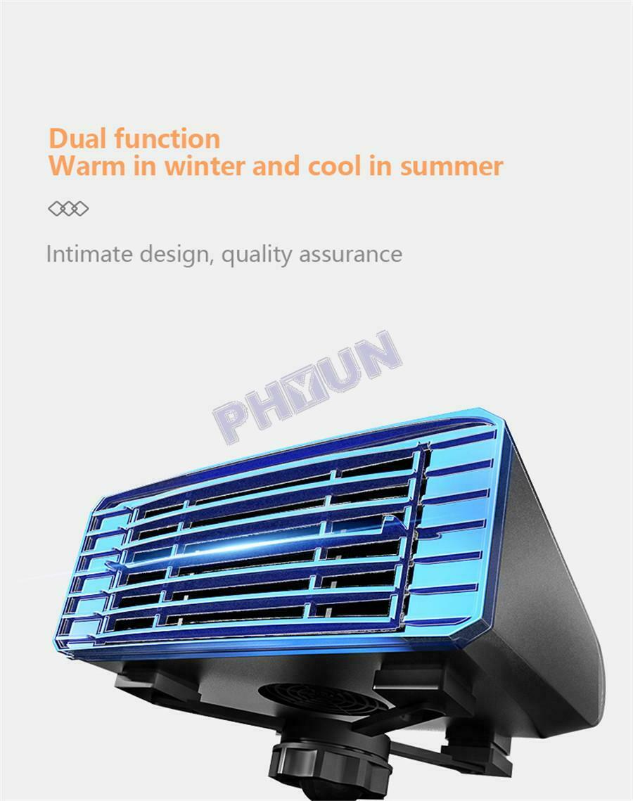 2 in 1 120W Car Auto Heater & Cooler Portable Windshield Hot Warm Fan Universal