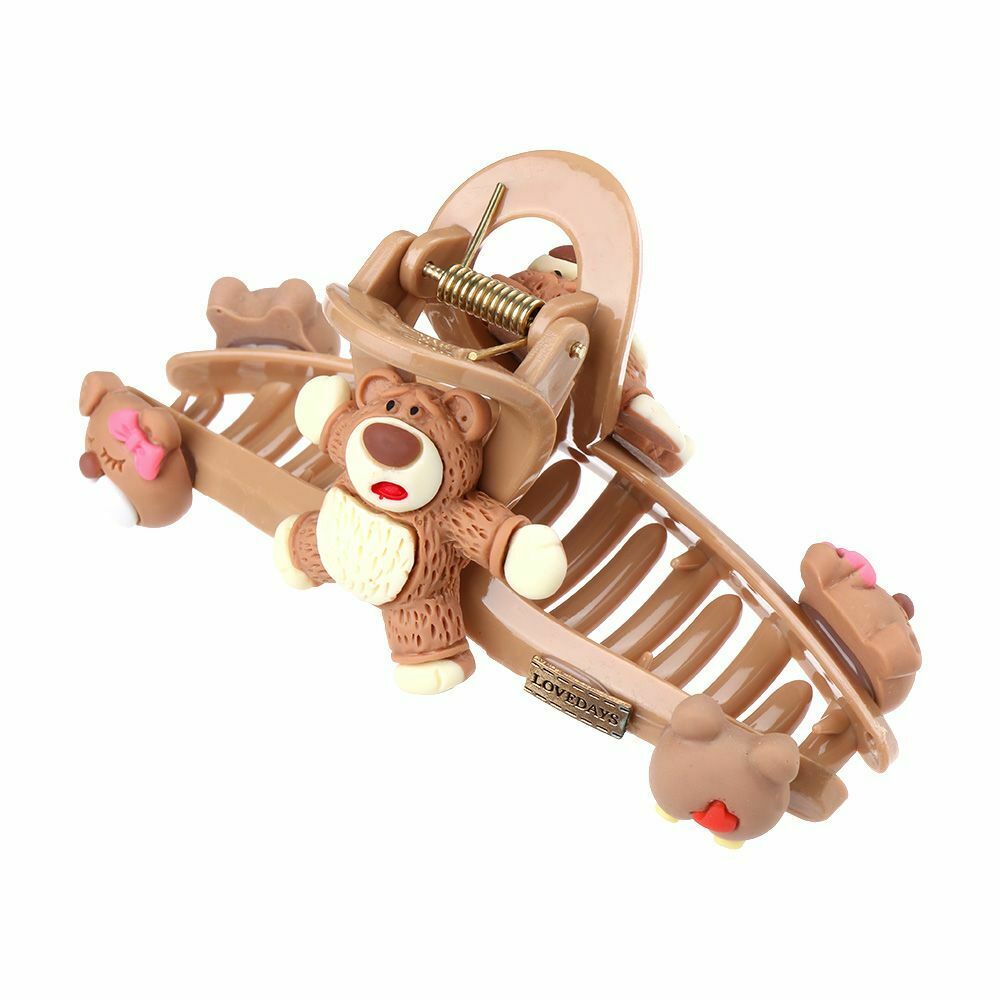 Fashion Bear Hairdressing Salon Hairpins Headwear Hair Clamps Hair Claws Clips