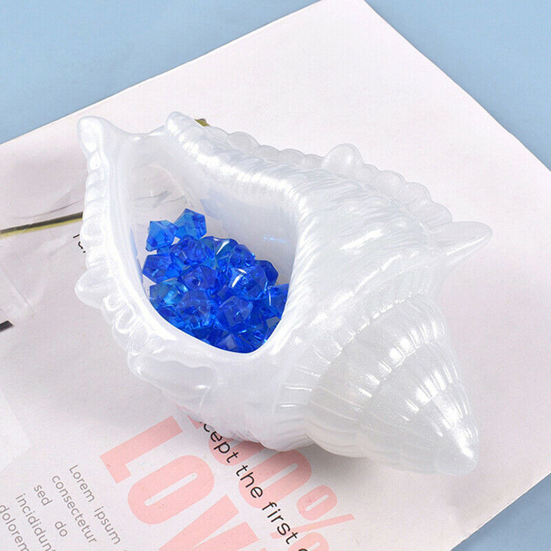 Shell Shape Concrete Flowerpot Mould Conch Succulent Container Silicone MoldBDA