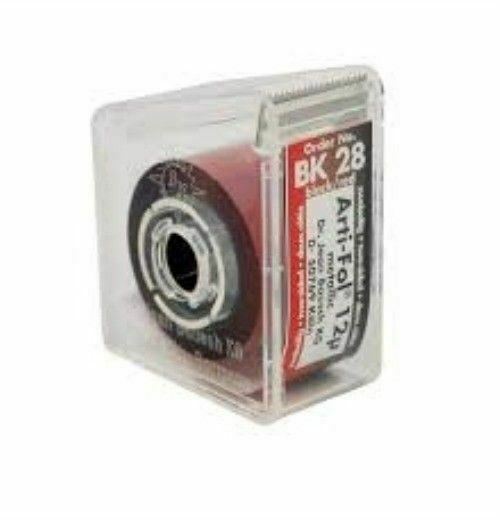 Bausch BK-28 Arti-Fol Metallic Dispenser, Two-Sided, 22 mm Width, Black/Red