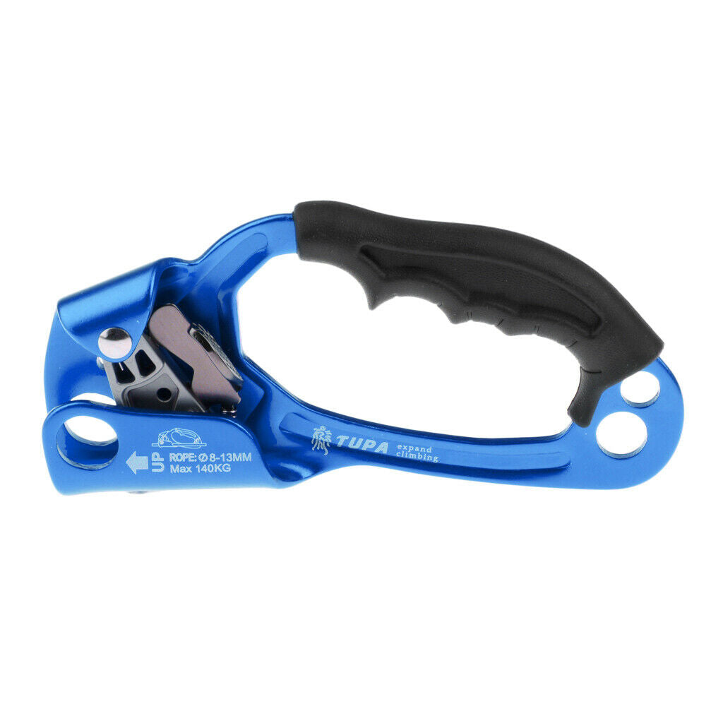 Outdoor Sports Rock Climbing Hand Ascender Device Riser Blue Right Hand