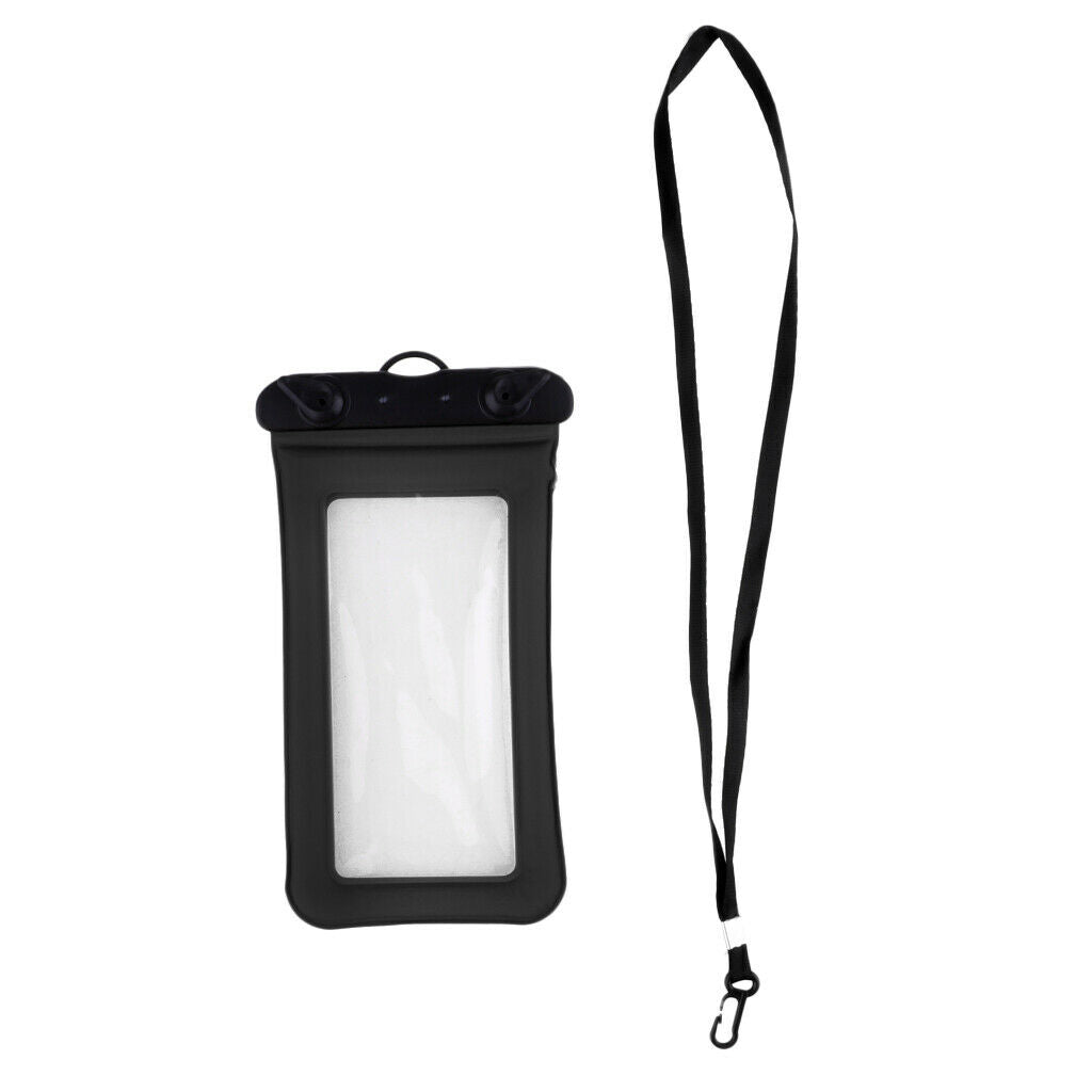Safety Open Swim Buoy Tow Float Inflated Buoyance& Dry Phone Case Holder