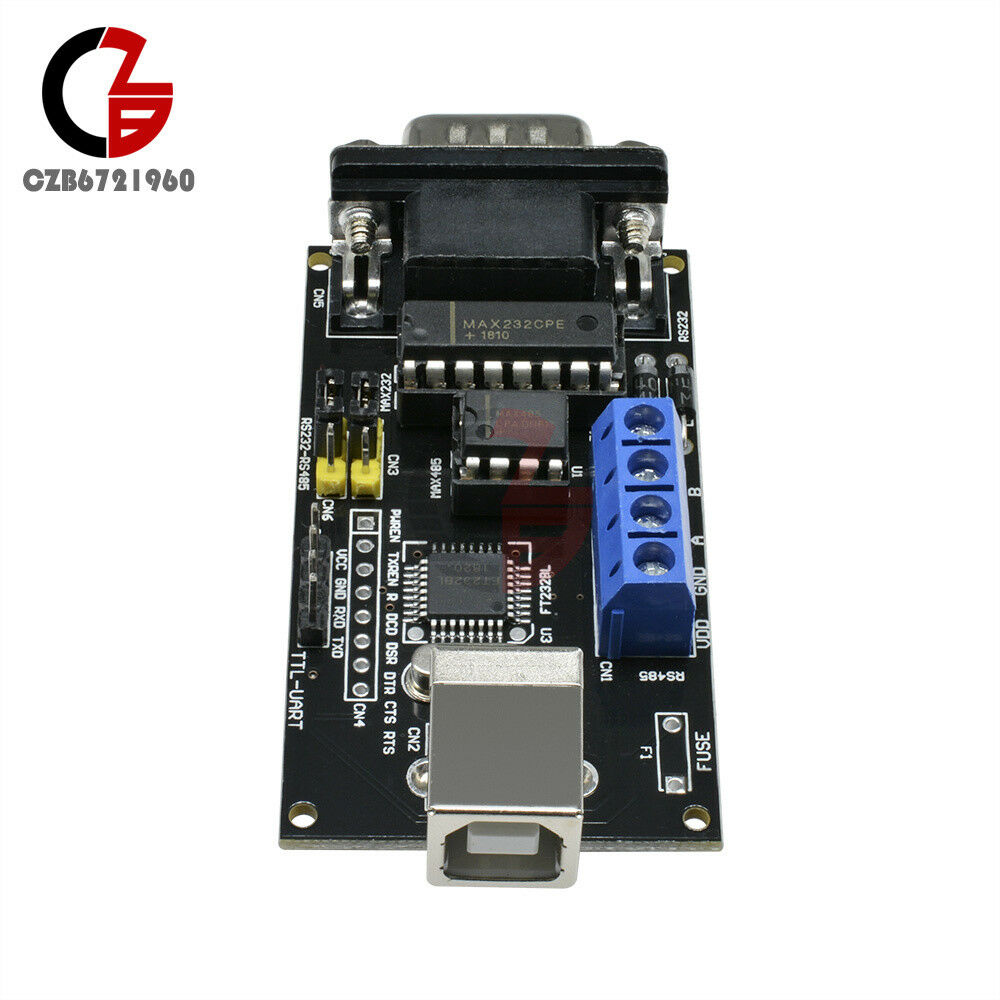 USB to Serial RS232/UART TTL/RS485 DB9 Converter Adapter Module FTDI FT232BM/BL