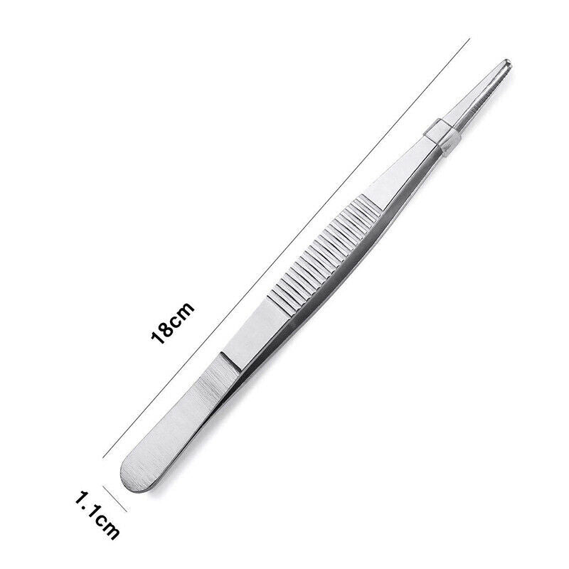 Professional Stainless Steel Tweezers Eyebrow Hair Pluckers Slanted Tweezers HN