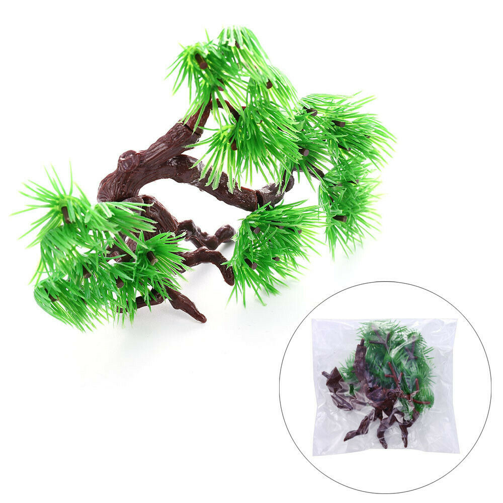 Artificial Green Plant Flower Drop Bonsai Potted Pine Tree Home Office Decor UK