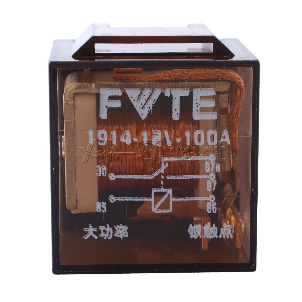 100A 24V 5pin Waterproof Automotive Relay SPDT Car Control Device Car Relays