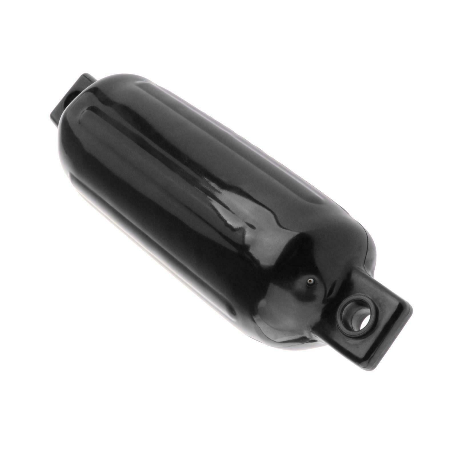 Boat Fender Bumper Yacht Dock Shield Protection Anti-collision Mooring Black
