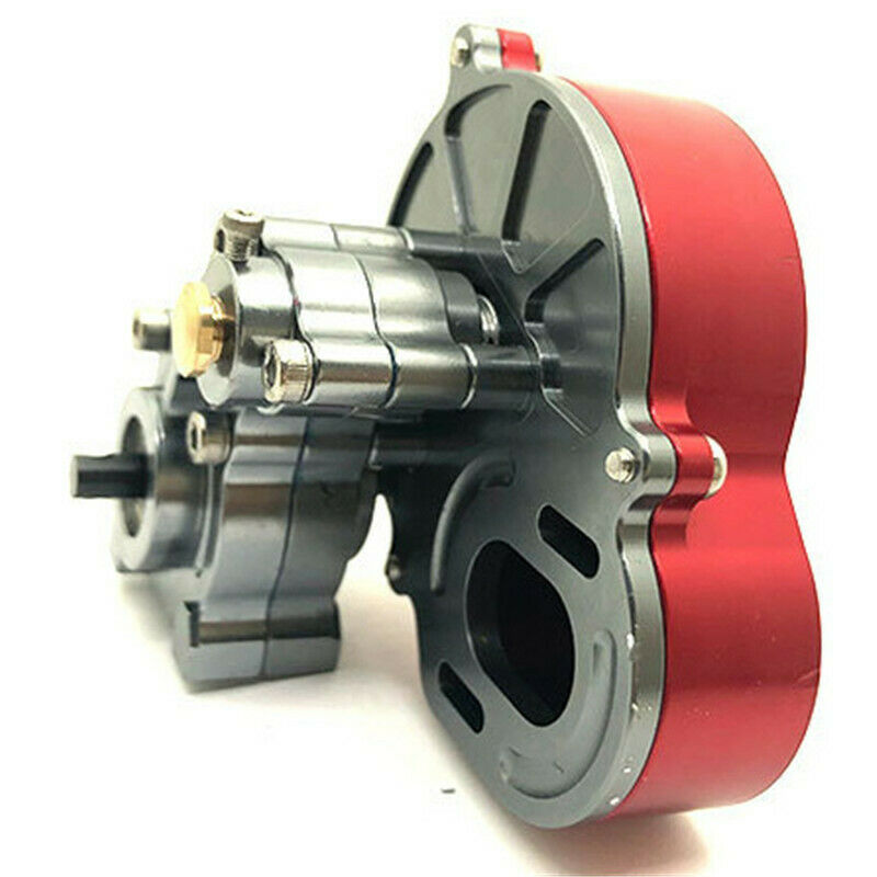 Complete Full Metal Gearbox For 1/10 Rc Crawler Car Axial SCX10 Upgrade Part SJ