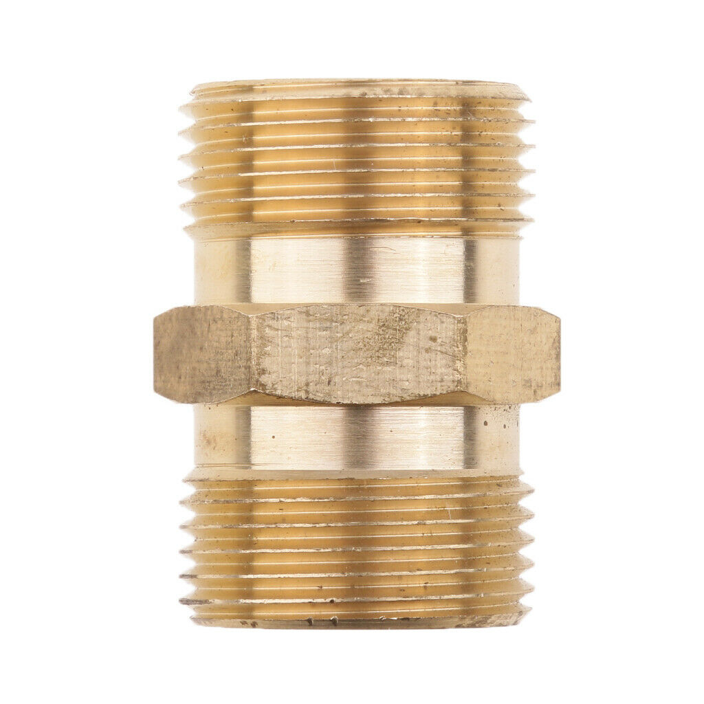 2 pcs Pressure Washer Hose Quick Connector M22x 1.5mm Coupler 14mm+15mm