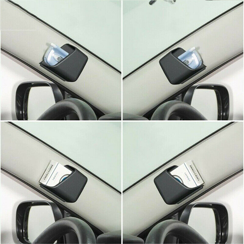 2Pcs Universal Car Phone Storage Pouch Bag Charge Box Holder Pocket Organizer