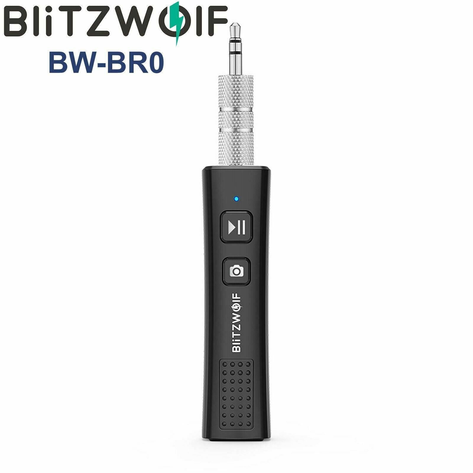 BlitzWolf 2 in 1 Mini Wireless Stereo USB Bluetooth V5 AUX Music Audio Receiver