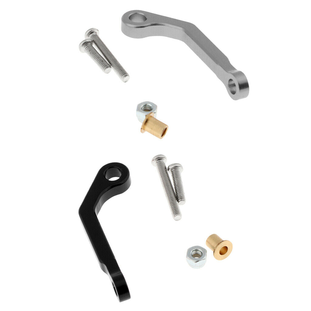 Set of 2 Servo Traction Rod Metal Spare Parts for 1:16 RC Car WPL Q63 Q64 Q65