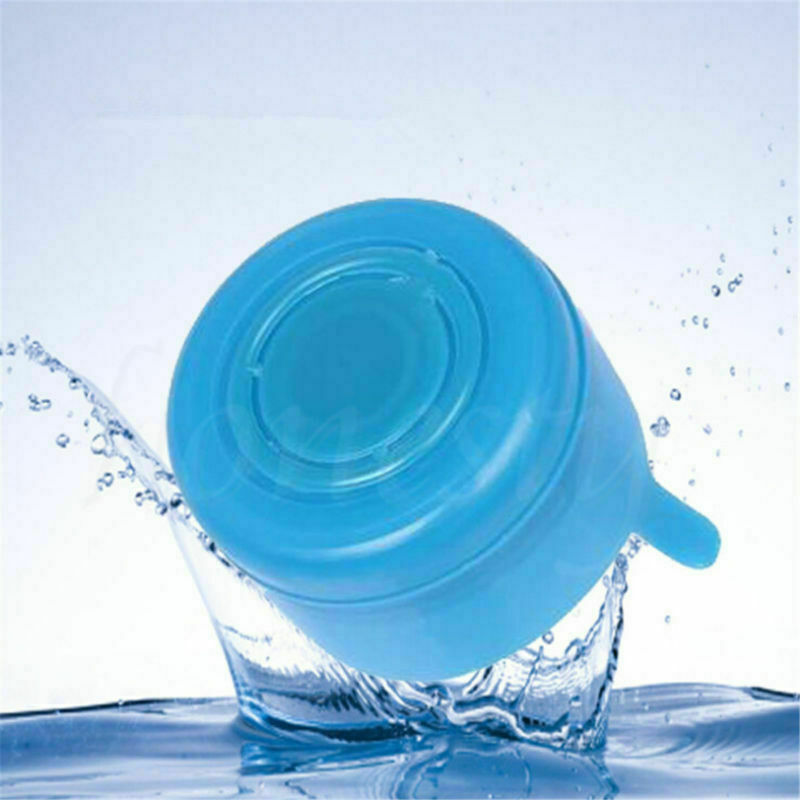 2PCS 3&5 Gallon Replacement Water Bottle Snap On Cap Anti Splash Peel 55mm