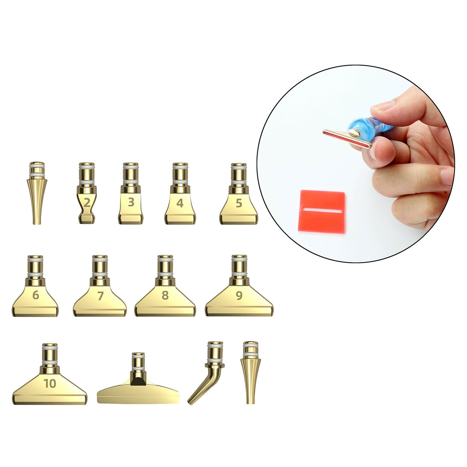 Diamond Painting Pen Tips Kit Square 5D Multi Placer Kit for Art Supplies