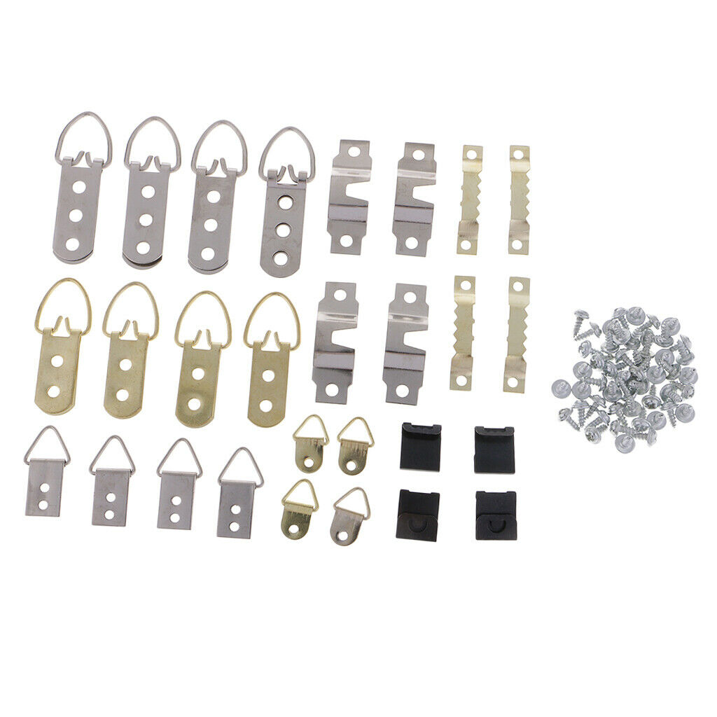76x   Assorted   Photo   Frame   Hanging   Kit   Hanging   Solutions   Home