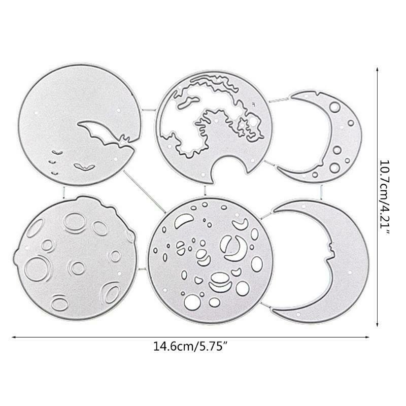 Sun Moon Metal Cutting Dies Stencil Scrapbooking DIY Album Stamp Paper Embossing