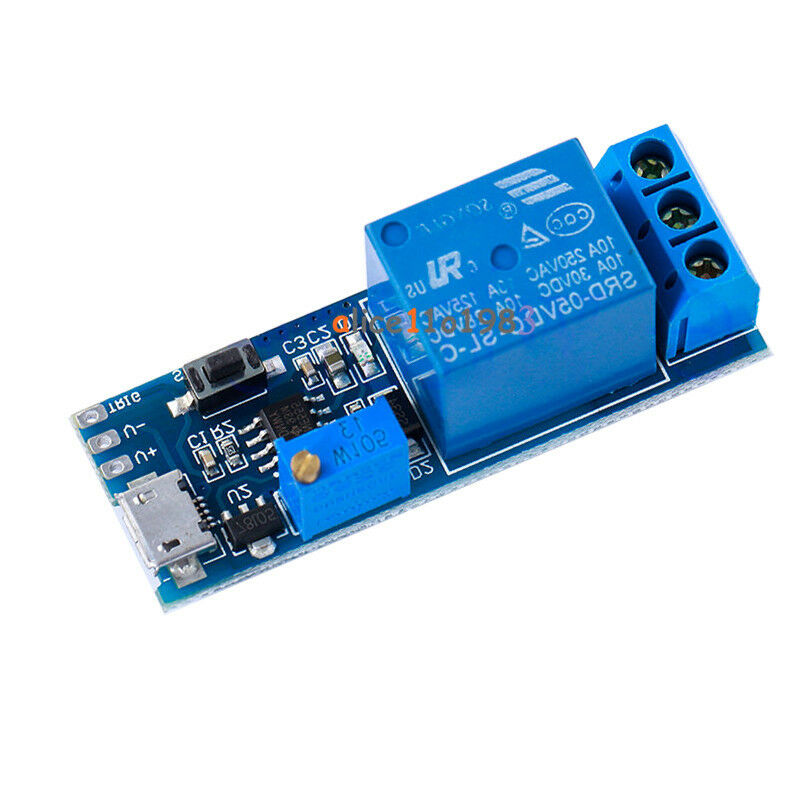 5V -30V Micro USB Power Delay relay Timer control module Trigger delay switch