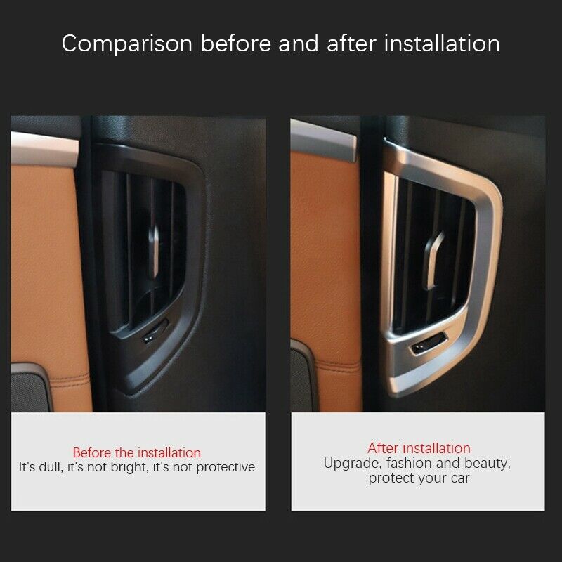 Car Rear Air Conditioning Air Outlet Decorative Cover Suitable for - 5 SerieJ9P4
