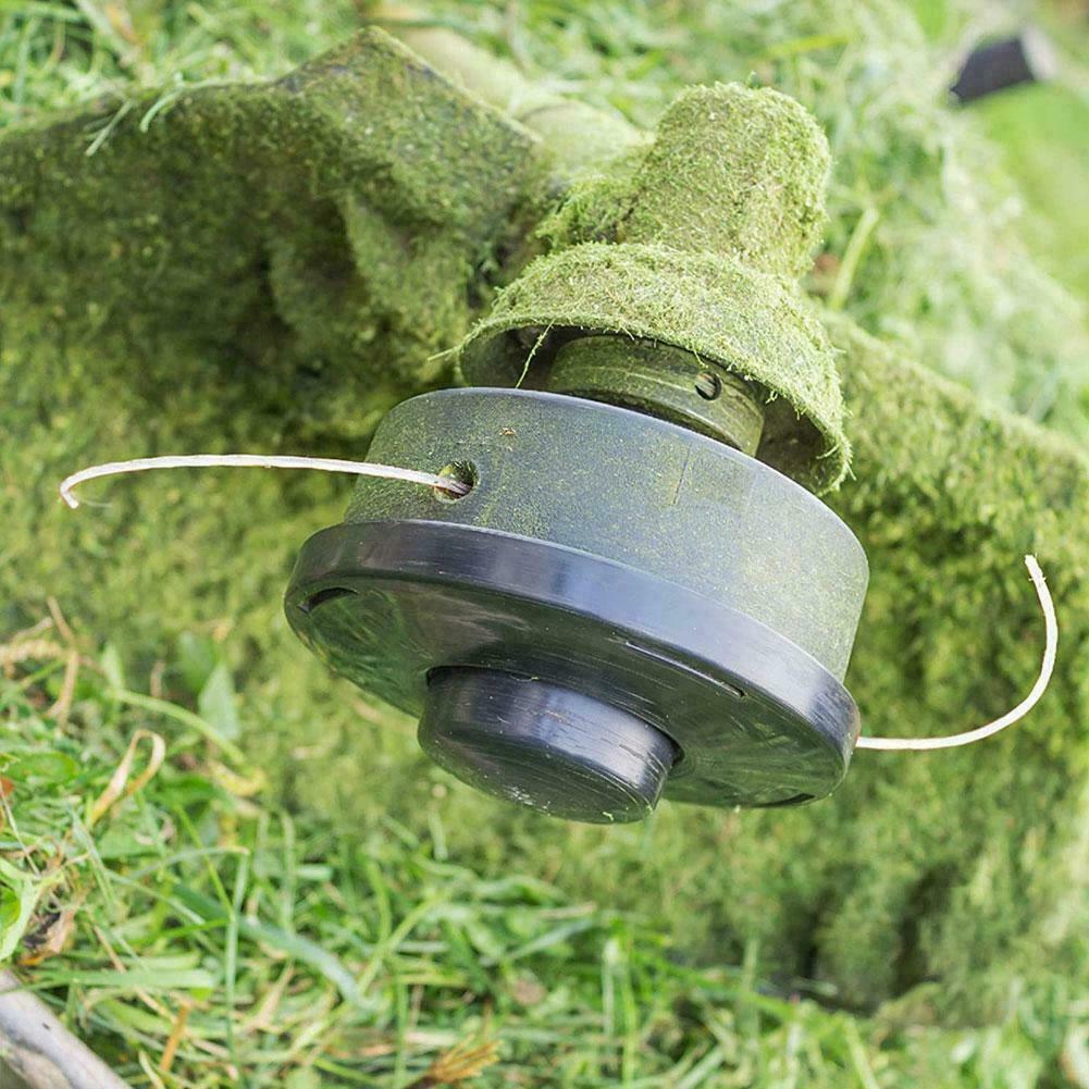Double Line Aluminium Strimmer Trimmer Head String Grass Universal Brush new
