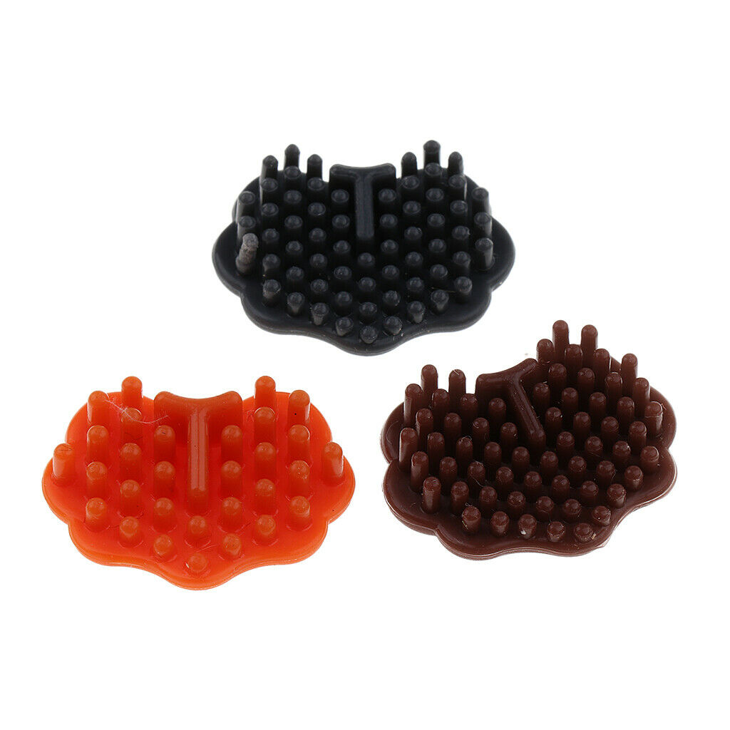 2 Pieces Chinese Erhu Noise Reducer Pad Sound Filter Filencer Pads Black