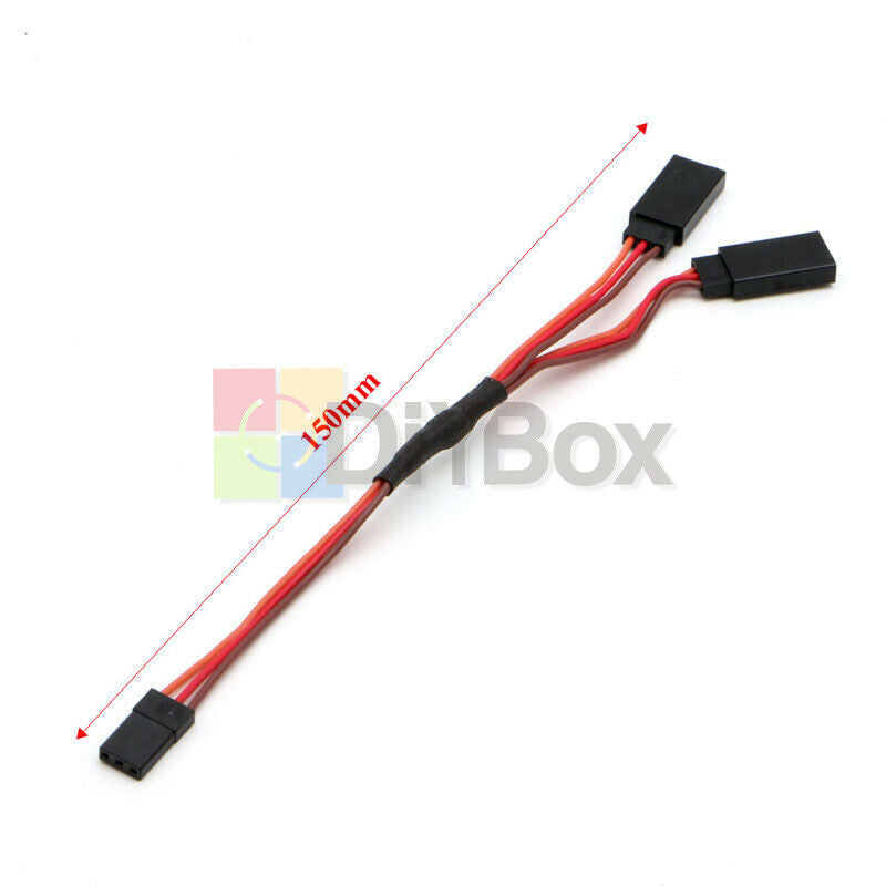 10Pcs 150mm Servo RC Y Style Male to Female JR Wire Cord Extension Lead Cable