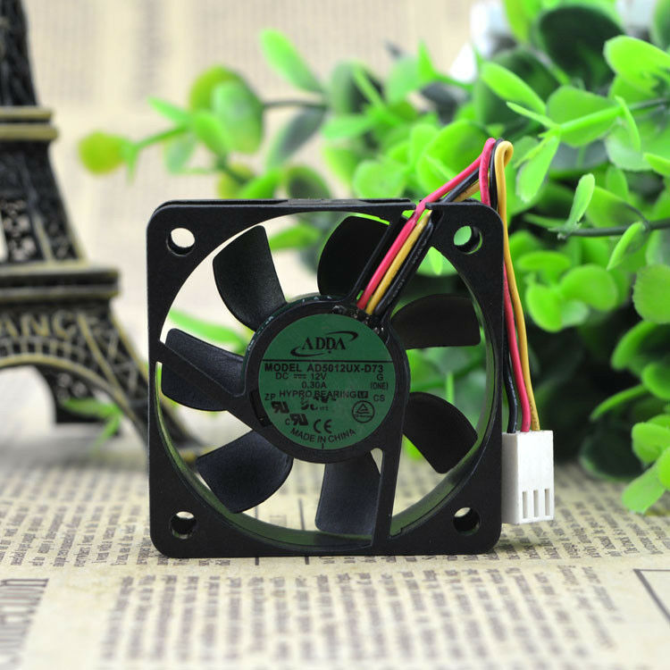for ADDA AD5012UX-D73 fan 50*50*15mm 12V 0.3A 3pin