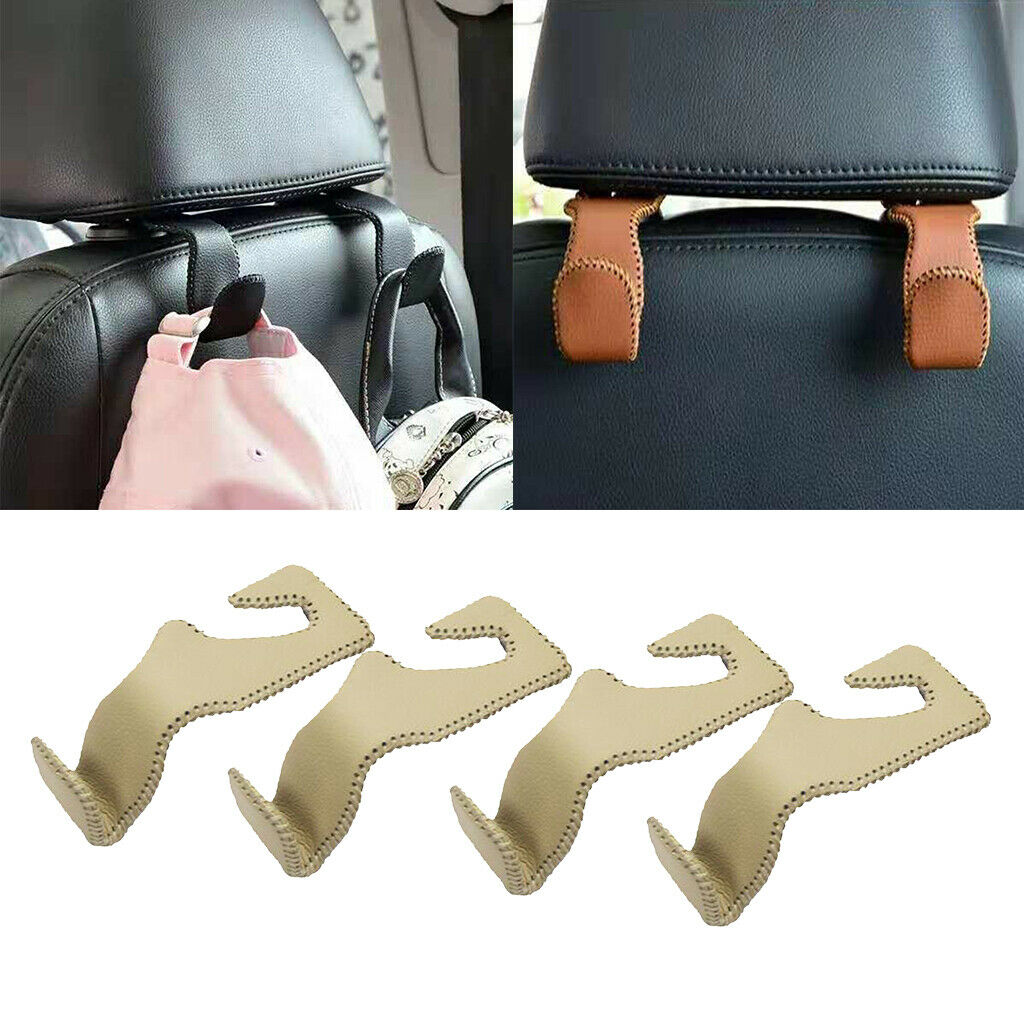 4x Car Truck Seat Hook Purse Coat Hanger Bags Organizer Holder Clip Accessory