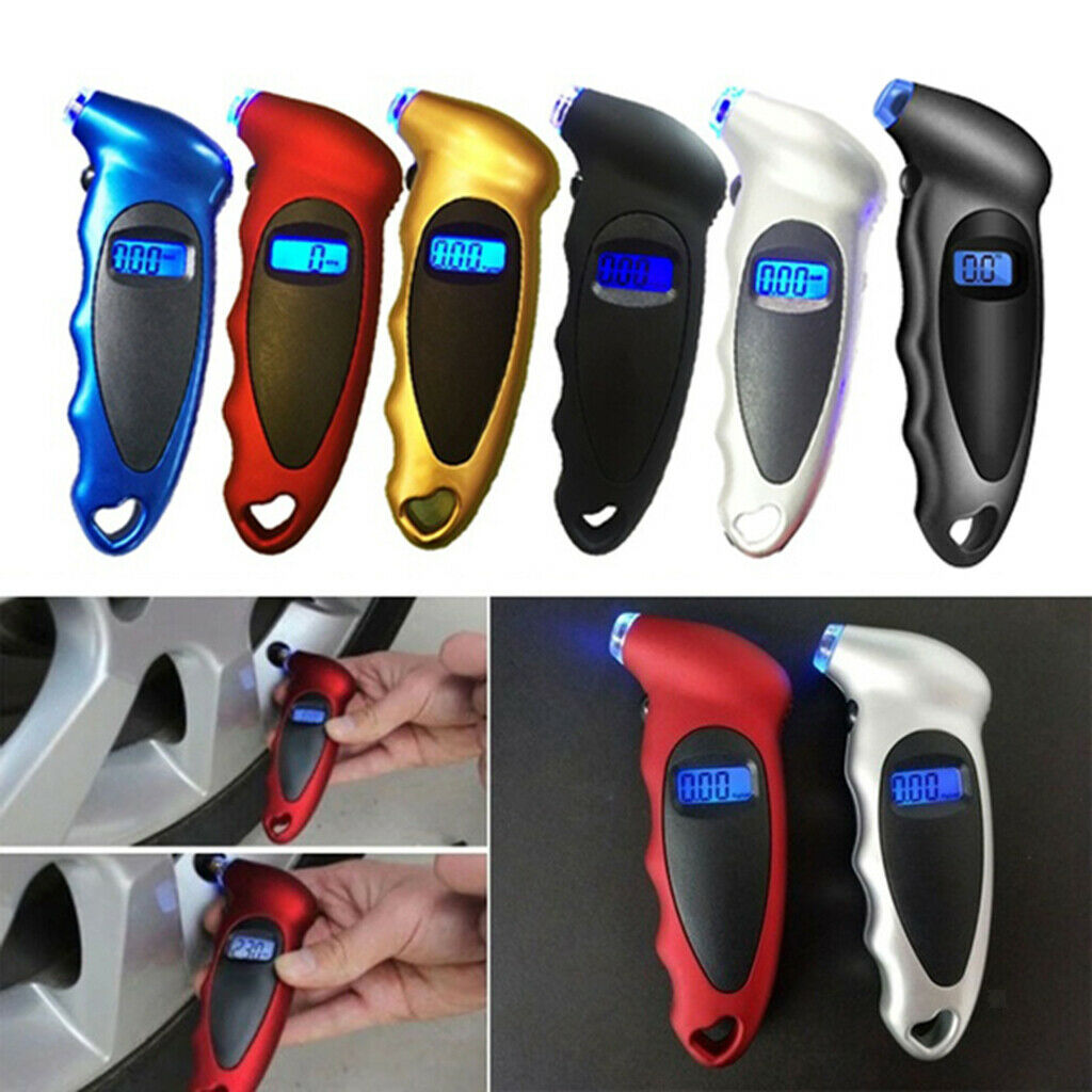 3pcs High-precision Digital Tire Tyre Pressure Gauge Meter Bicycle Bike Car