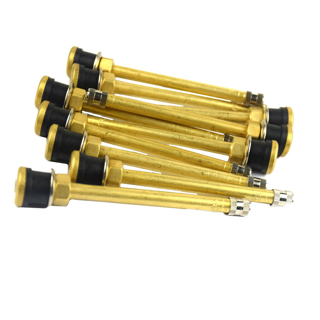10 Piece TR573 Tire Valve Stems High Pressure Brass TR573 Universal