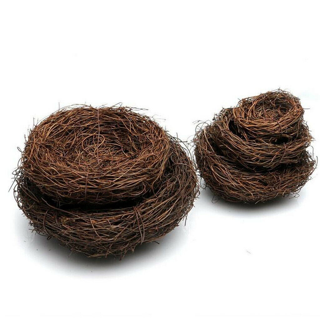 Handmade Vine Bird Nest House/Home Nature Crafts Sill Holiday Decor 20cm