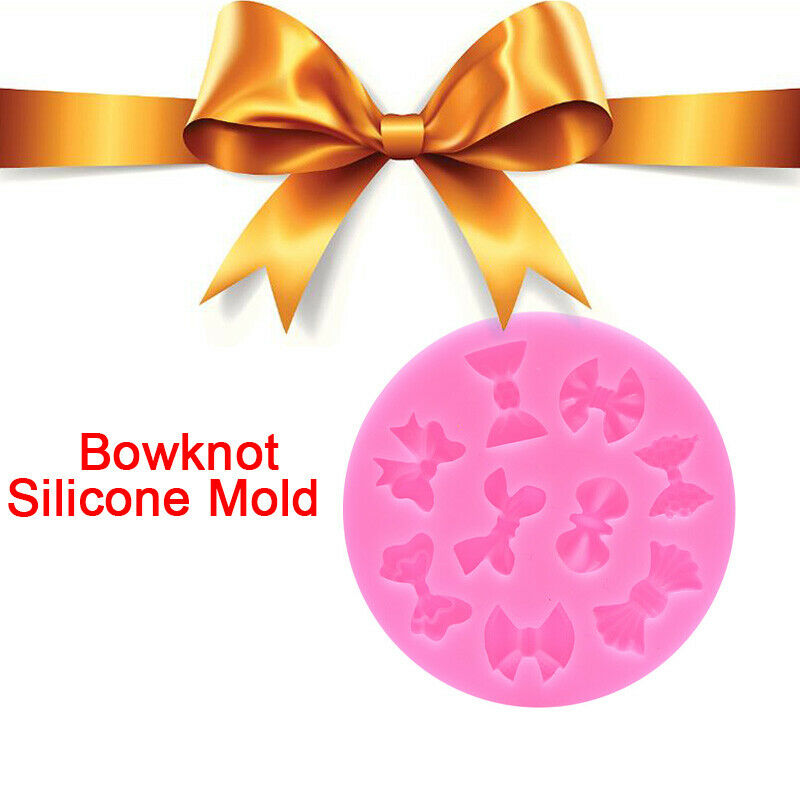 Bow Tie Chocolate Clay Candy Molds Fondant Cake Decorating Tools With Rib.l8