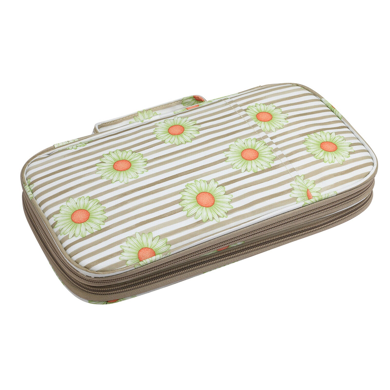 Crochet Case with Web Pockets for Various Crochet Needles Sewing Tools Green