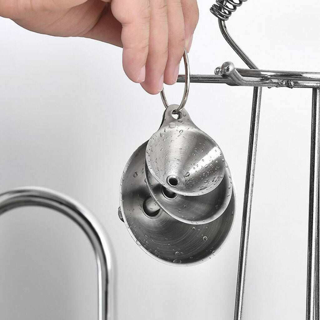 Stainless Steel Funnel Hip Flask Funnel for Filling Small Bottles or Containers