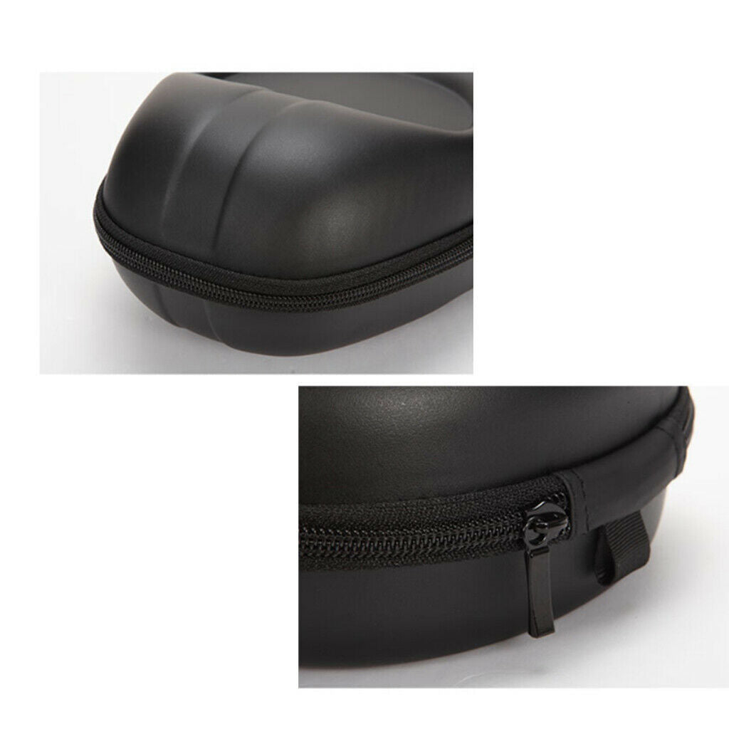 Hard Storage Carrying Travel Case Box For Headphones Headset Earphone Black