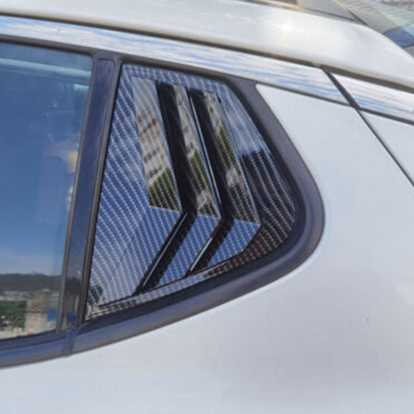 For Kia Optima K5 2011-2015 Carbon Fiber ABS Side Vent Window Scoop Louver Cover